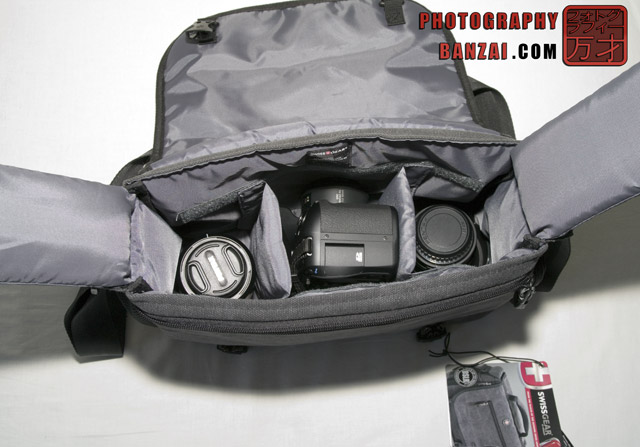 swissgear zinc dslr camera messenger bag