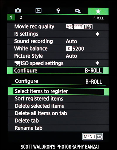 Quick Video settings tutorial Canon EOS 500D 